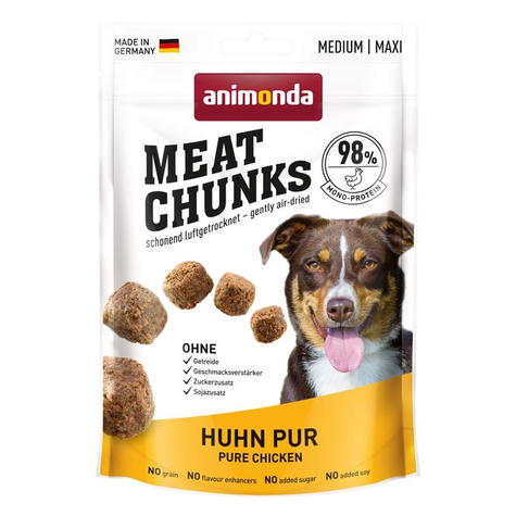 Animonda Hund Snacks, Ani.Meat Chunks Ren Kyckling 80g