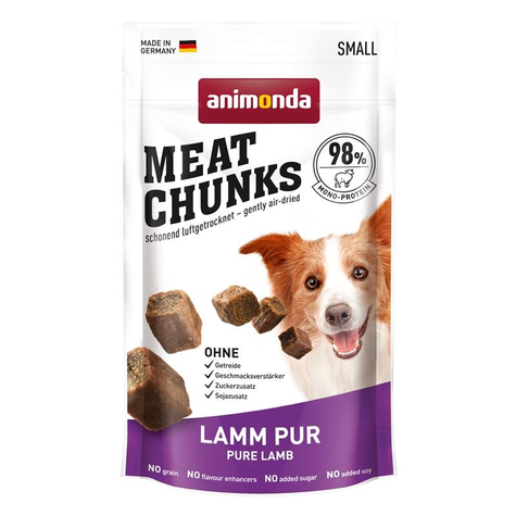 Animonda Hund Snacks,Ani.Meat Chunks Pure Lamb 60g