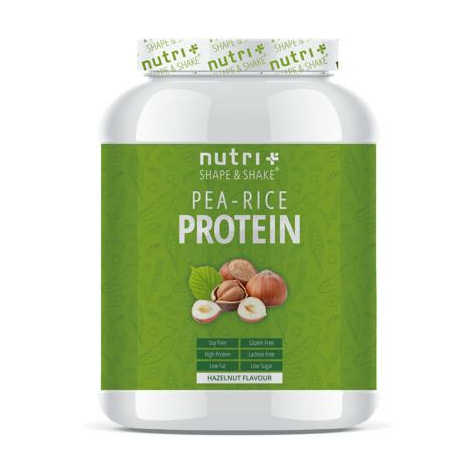 Nutri+ Vegan Ärt Risprotein, 1000 G Burk