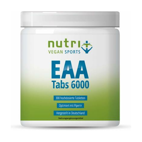 Nutri+ Vegan Eaa Tabs 6000, 300 Tabletter