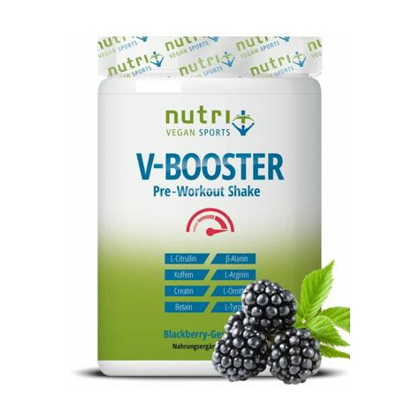 Nutri+ Vegan V-Booster Pulver, 500 G Burk