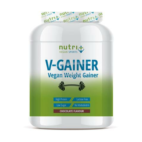 Nutri+ Vegan V-Gainer Pulver, 2000 G Burk