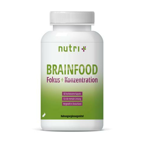 Nutri+ Orthomolecular Brainfood, 60 Kapslar