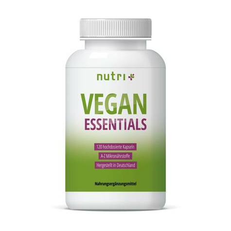 Nutri+ Vegan Essentials, 120 Kapslar