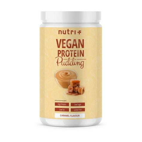 Nutri+ Veganskt Proteinpuddingpulver, 500 G Burk