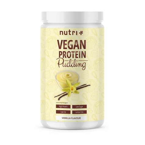 Nutri+ Veganskt Proteinpuddingpulver, 500 G Burk