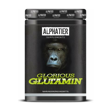 Alphatier Glorious Glutamin, 500 G Burk