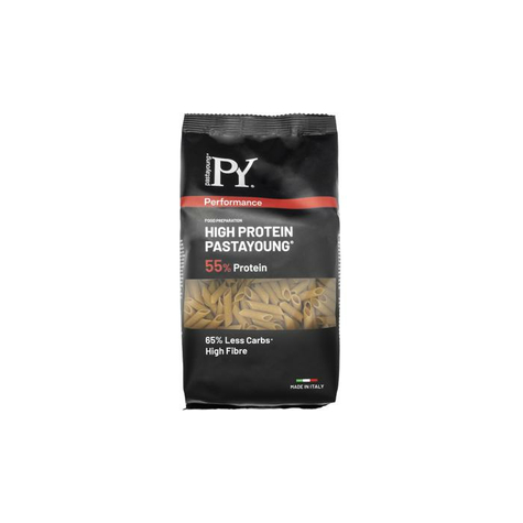 Pasta Young High Protein 55 % Penne Rigate, 250 G Påse