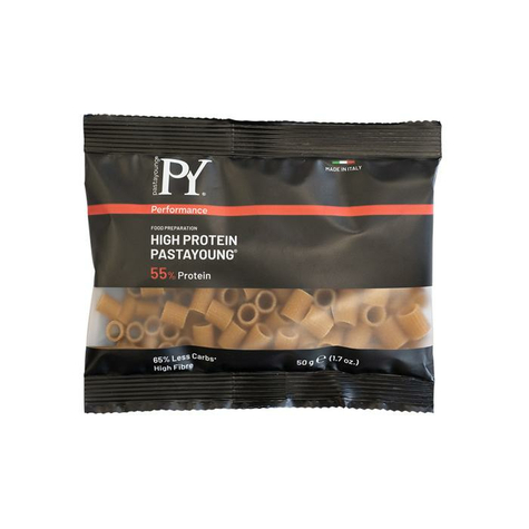 Pasta Young High Protein 55 % Tubetti, 50 G Portionspåse