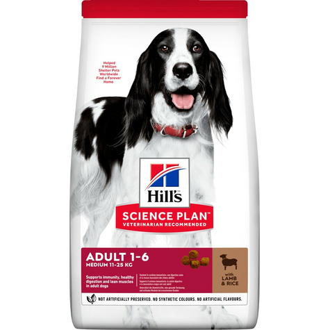 Hills,Hillsdog Ad Lamb+Rice 14kg