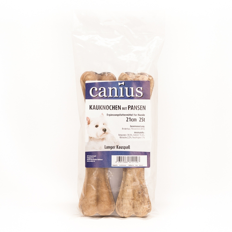 Canius Snacks, Kan.Tuggben Med Pennor 21cm 2 St.