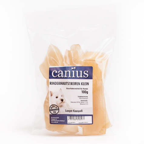 Canius Snacks,Can.Bovine.Skin.Strips.Small 100g