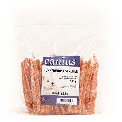 Canius Snacks,Cani. Kycklingbröststrips500g