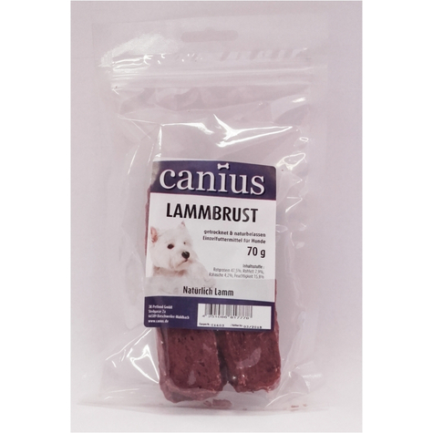 Canius Snacks,Cani. Lammbröst Torkat 70g