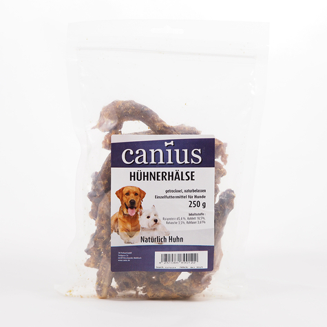 Canius Snacks,Canius Kycklinghalsar 250g