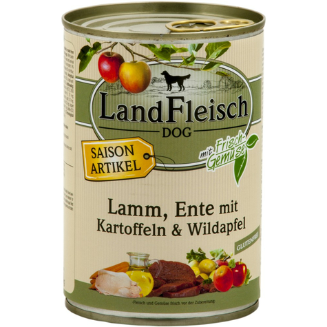 Landfleisch,Lafl.Lamb+Duck+Kart+Wilda.400g
