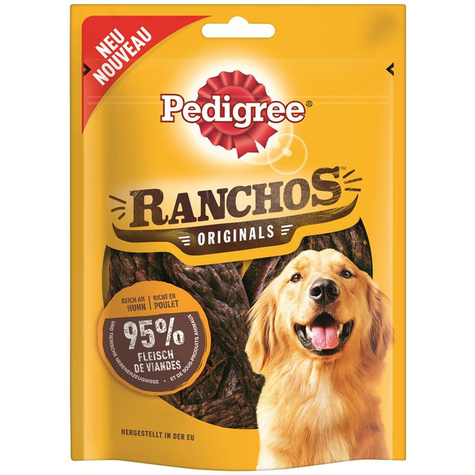 Pedigree,Ped. Snack Ranchos Kyckling 80g