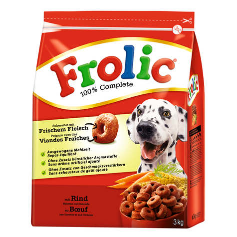 Frolic,Frolic Nötkött Morot-Getr. 3kg