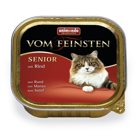 Animonda Cat Of The Finest,V.F. Senior Med Nötkött 100g S