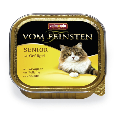 Animonda Cat Of The Finest,V.F. Senior Med Fjäderfä 100gs
