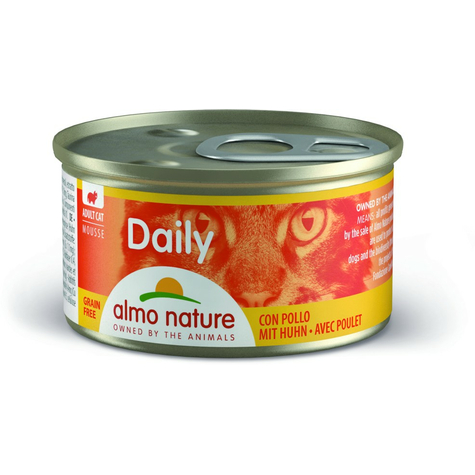 Almo Nature,An Cat Daily Mousse Kyckling 85gd