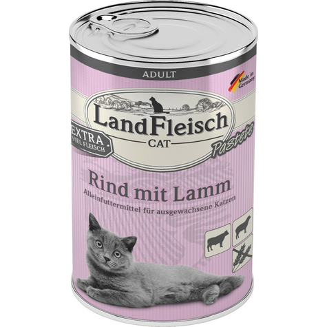 Landfleisch,Lafl.Cat Past Beef+Lamb 400gd