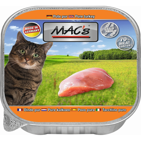 Mac's,Macs Cat Turkey Pure 85gs