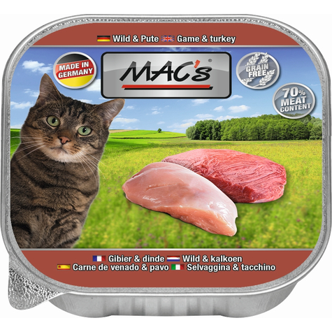 Mac's,Macs Cat Wild + Turkey 85gs