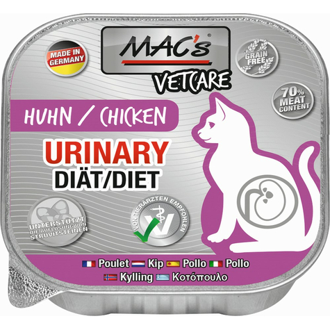 Mac's,Mac's Cat Vetc.Urine.Chicken 100gs