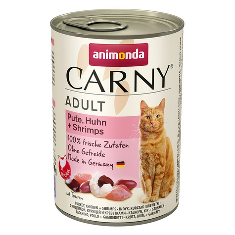 Animonda Cat Carny,Carny Turkey+Chicken+Shrimps 400gd