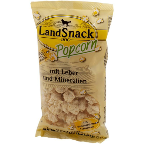 Landfleisch Popcorn,Lasnack Popcorn Lever+Min 30g