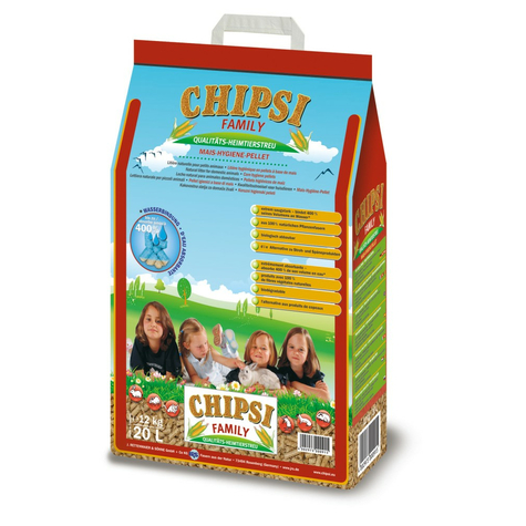 Strömedel,Chipsi Family Majspellets 20 L