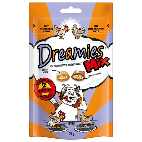 Dreamies,Mars Dreamiesmix Kyckling-Anka 60g