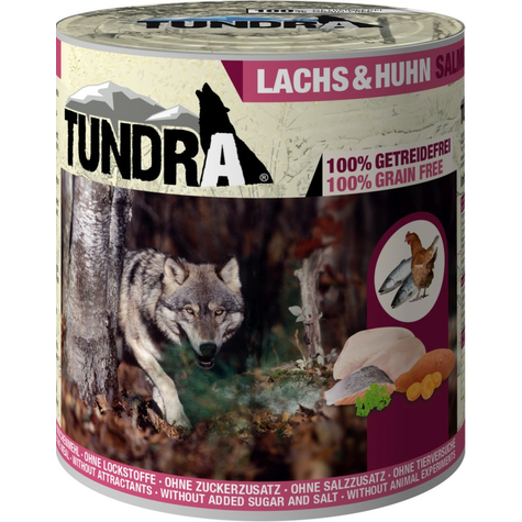 Tundra,Tundra Dog Lax+Kyckling 800gd
