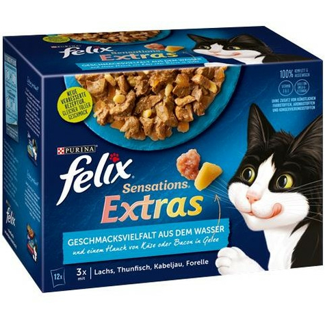 Nestle Cat,Fel Mp Sens.Extra Vatten 12x85gp