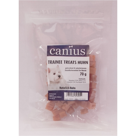 Canius Snacks,Cani. Trainee Treats Kyckling 70g