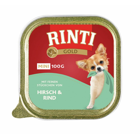 Finn Rinti,Rint.Gold Mini Hjort+Kött 100gs