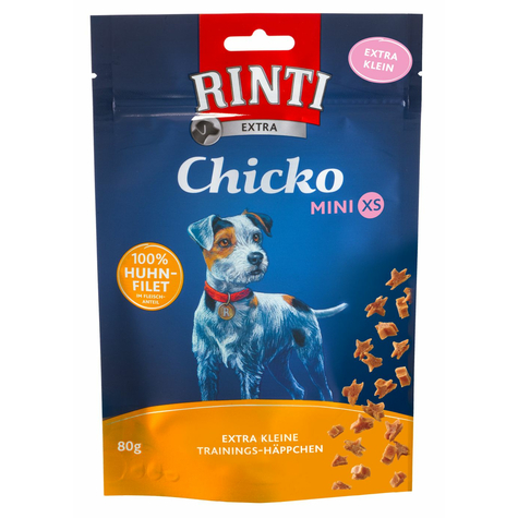 Finnern Rinti Snacks,Ri.Ext.Chicko Mini Xs Kyckling 80g