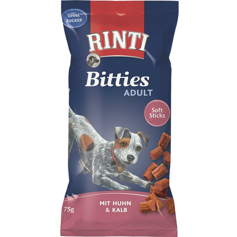 Finnern Rinti Snacks,Rinti Bitties Kyckling+Kalv 75g
