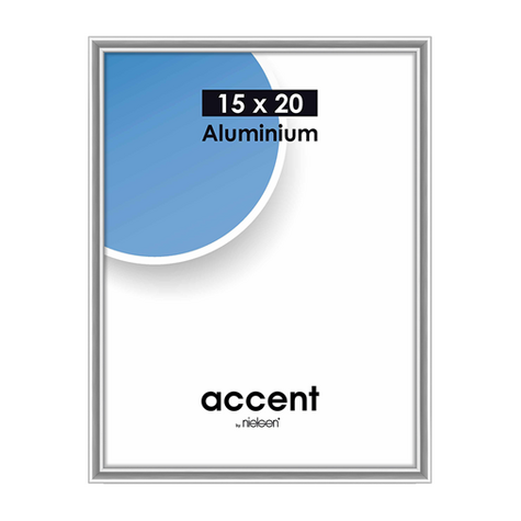 Nielsen Accent 15x20 Aluminium Silver 51323