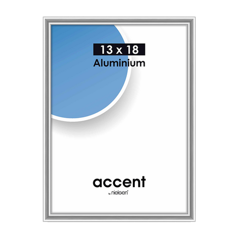 Nielsen Accent 13x18 Aluminium Silver 53223