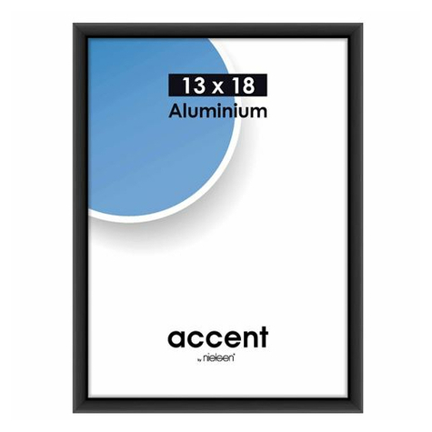 Nielsen Accent 13x18 Aluminium Svart Matt 53226