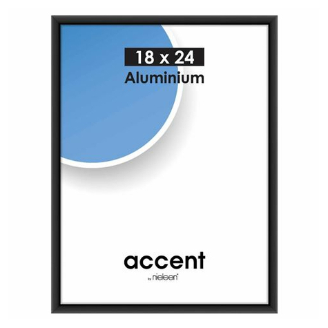 Nielsen Accent 18x24 Aluminium Svart Matt 53426