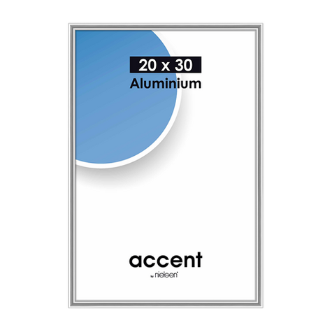 Nielsen Accent 20x30 Aluminium Silver 53523