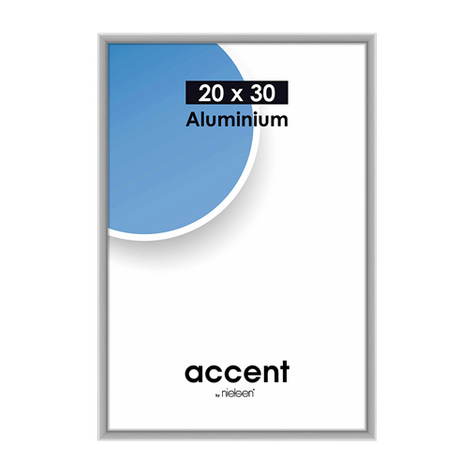 Nielsen Accent 20x30 Aluminium Silver Matt 53524