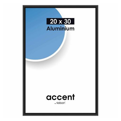 Nielsen Accent 20x30 Aluminium Svart Matt 53526
