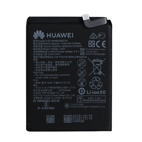 Huawei Hb486486ecw Mate 20 Pro, P30 Pro 4200mah Originalbatteri