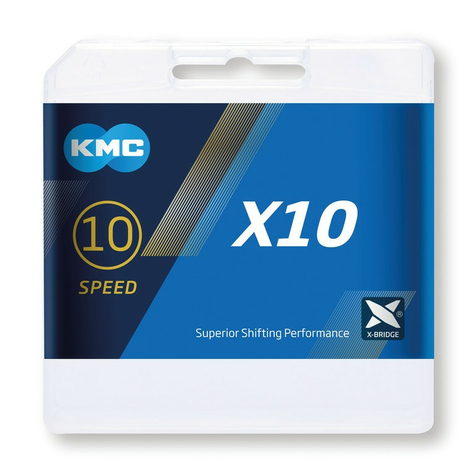 Schaltungskette Kmc X10 Grau            