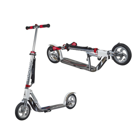 city scooter big wheel air hudora alu 8"