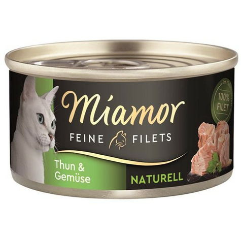 Miamor Fine Filets Naturlig Tonfisk Och Grönsaker 80g